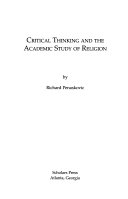 Critical Thinking and the Academic Study of Religion