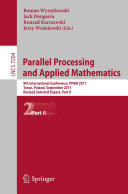 Parallel Processing and Applied Mathematics  Part II
