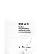 Weather  Local Knowledge and Everyday Life Book