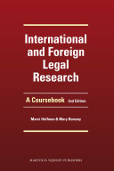 International and Foreign Legal Research