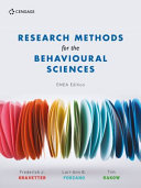 RESEARCH METHODS FOR THE BEHAVIORAL SCIE
