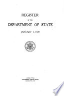 Biographic Register of the Department of State