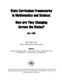 State Curriculum Frameworks in Mathematics and Science