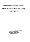 Farm Management Research in Retrospect