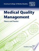 Medical Quality Management  Theory and Practice Book