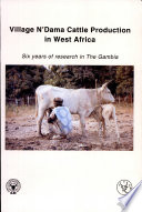 Village N Dama Cattle Production in West Africa Book