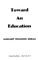 Toward an Education