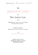 The Bhagavad Gîtâ