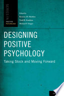 Designing Positive Psychology Book