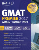 GMAT Premier 2017 with 6 Practice Tests