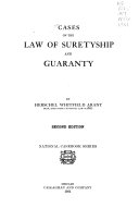 Cases on the Law of Suretyship and Guaranty