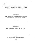 Work Among the Lost ... [By Jane Ellice Hopkins.] Fifth Thousand. With an ... Appendix and Two Plans