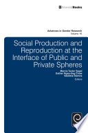 Social Production and Reproduction at the Interface of Public and Private Spheres Book