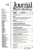 International Journal of Powder Metallurgy