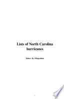 Lists of North Carolina Hurricanes