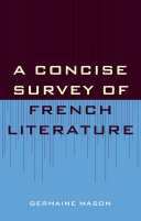 Pdf Concise Survey of French Literature Telecharger