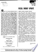Fossil Energy Update