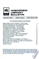 Wisconsin Library Bulletin Book