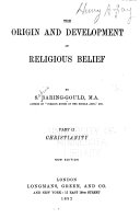 The Origin and Development of Religious Belief