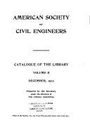 Catalog of the Library: Accessions from June, 1900, to December, 1902