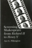 Screening Shakespeare from Richard II to Henry V Pdf/ePub eBook