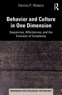 Behavior and Culture in One Dimension Pdf/ePub eBook