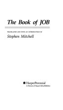 The BOOK OF JOB Book PDF