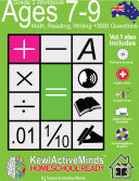 Year 3, Ages 7-9 Math, Reading, Writing Practice Workbook - HomeSchool Ready +3000 Questions