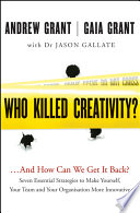 Who Killed Creativity  Book