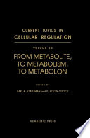From Metabolite  to Metabolism  to Metabolon