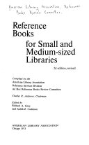 Reference Books For Small And Medium Sized Libraries