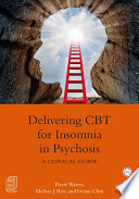 Delivering CBT for Insomnia in Psychosis Book
