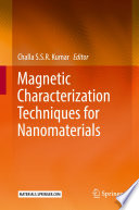 Magnetic Characterization Techniques for Nanomaterials Book