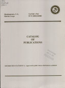 Publications Stocked by the Marine Corps (indexed by Distribution).