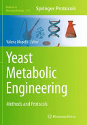 Yeast Metabolic Engineering Book