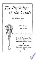 The Psychology of the Saints PDF Book By Henri Joly