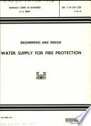 Water Supply for Fire Protection
