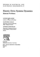 Electric Drive Systems Dynamics Book