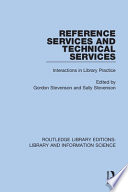 Reference Services and Technical Services