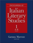 Encyclopedia of Italian Literary Studies: A-J