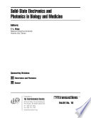 Solid State Electronics and Photonics in Biology and Medicine Book