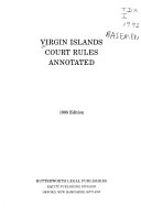 Virgin Islands Court Rules Annotated