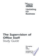 Open BTEC  Managing the Office  Supervision of Office Staff   Students  Guide