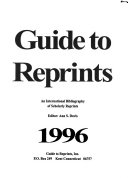 Guide to Reprints