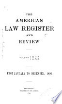 American Law Register and Review