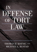 In Defense of Tort Law Pdf/ePub eBook