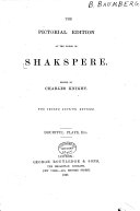“The” Pictorial Edition of the Works of Shakspere