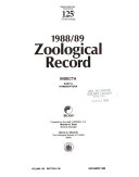 Zoological Record Book