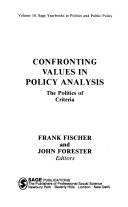Confronting Values in Policy Analysis