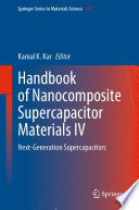Handbook of Nanocomposite Supercapacitor Materials IV Book
